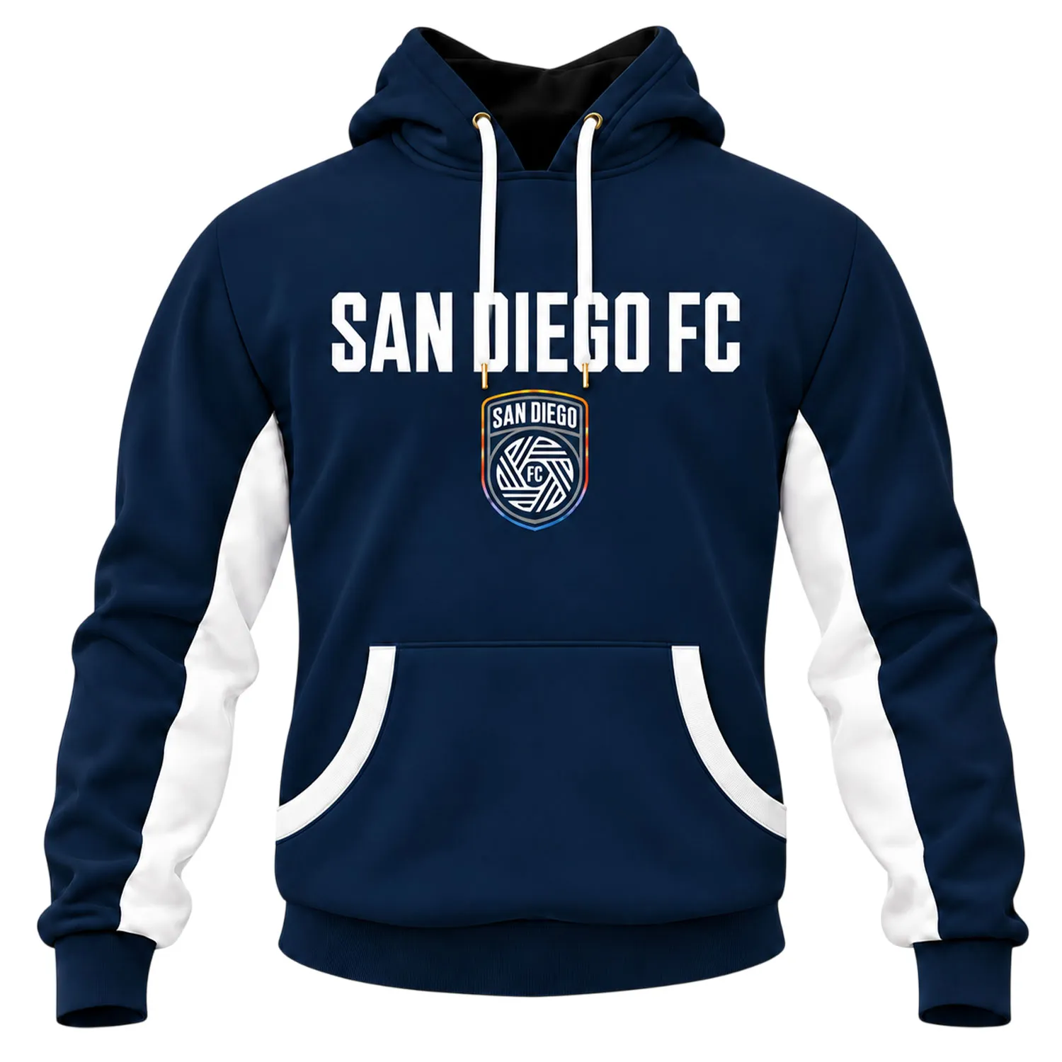 Grey San Diego Pullover Hoodie Custom Trendy 2026 - Image 2