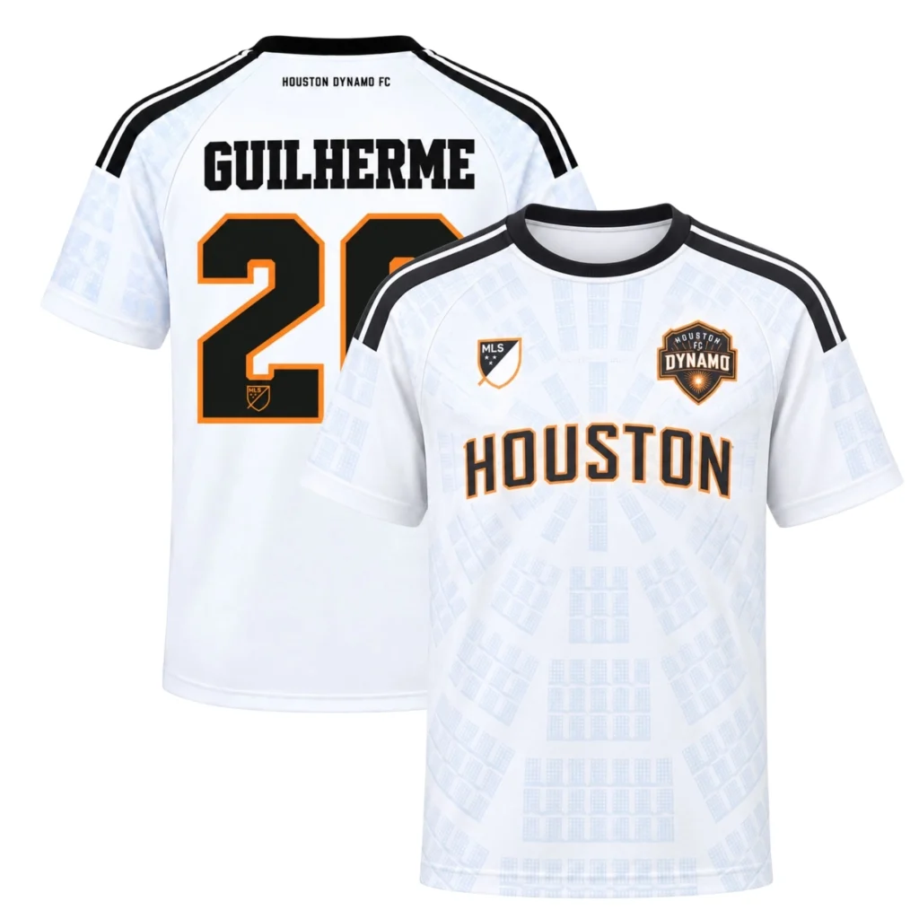 Guilherme Dynamo White Jersey Radiant Houston