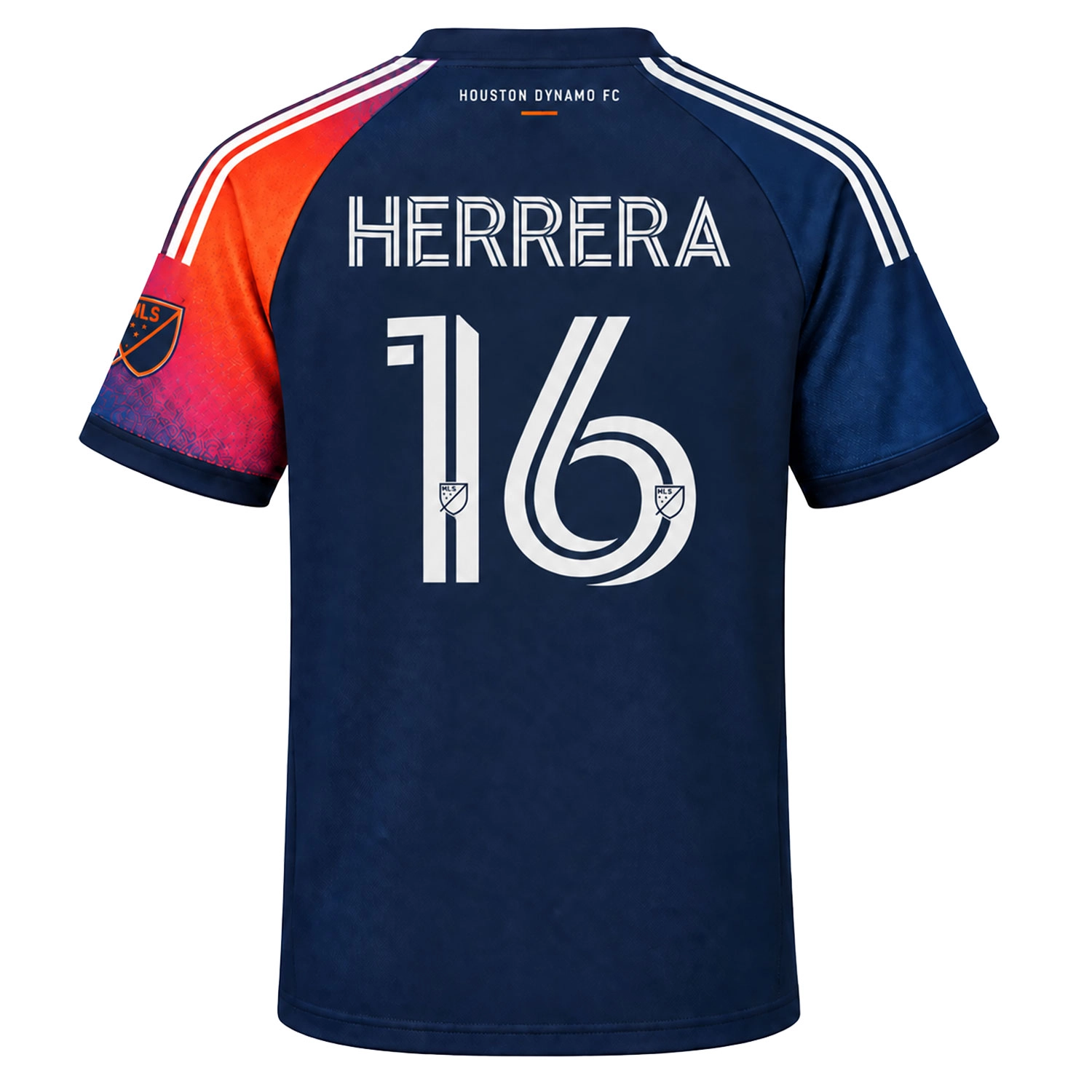 Hector Herrera Dynamo Jersey Powerful Blue Orange - Image 3