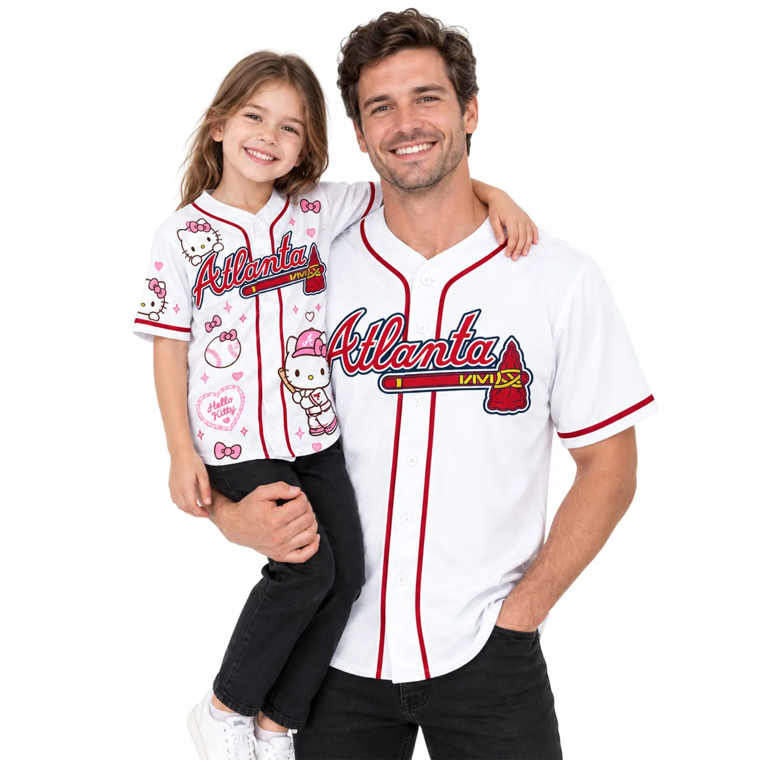 Hello Kitty Atlanta Braves Jersey – Dazzling Fan Style - Image 4