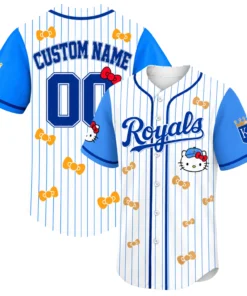 Hello Kitty KC Royals Custom Jersey – Bold Baseball Style