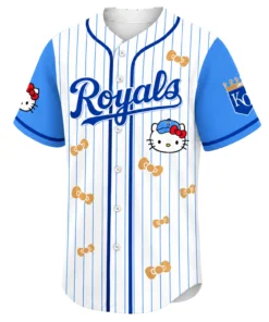 Hello Kitty KC Royals Custom Jersey – Bold Baseball Style