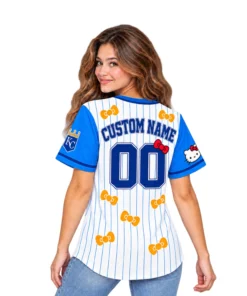Hello Kitty KC Royals Custom Jersey – Bold Baseball Style