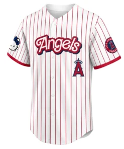 Hello Kitty Los Angeles Angels Jersey – Custom Fan Style