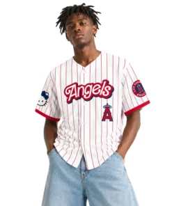 Hello Kitty Los Angeles Angels Jersey – Custom Fan Style