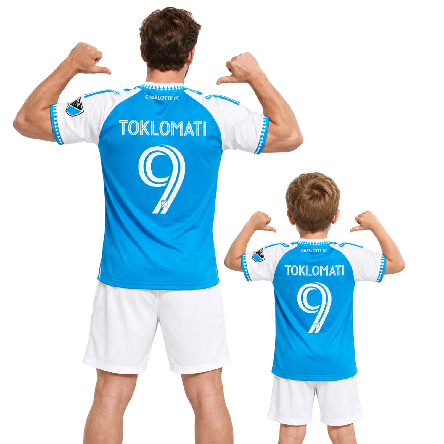 Idan Toklomati Blue Jersey Legendary Custom Charlotte FC Player 2026 - Image 5
