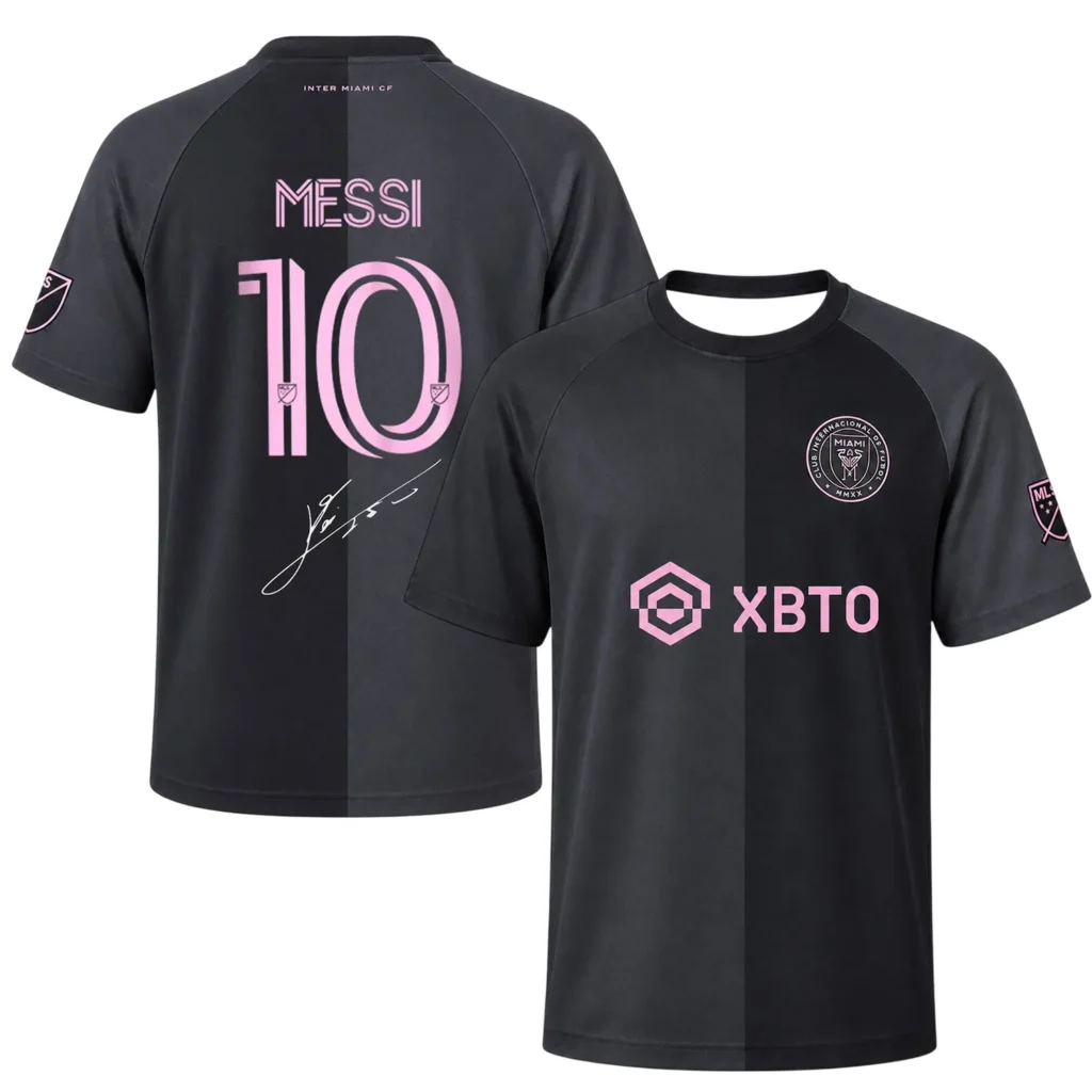 Inter Miami CF Messi Black Jersey Bold Fan Apparel