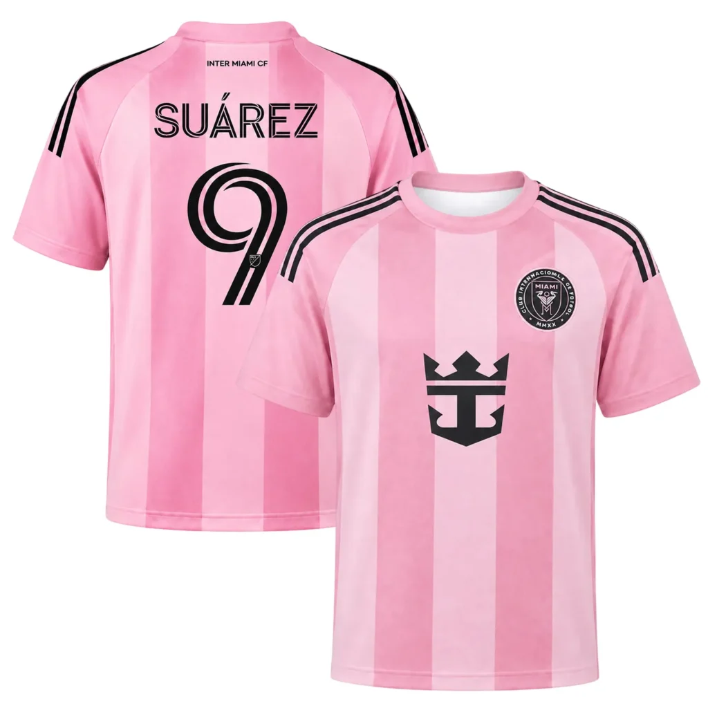 Inter Miami CF Pink Luis Suarez Jersey  - Vibrant Merch Sport