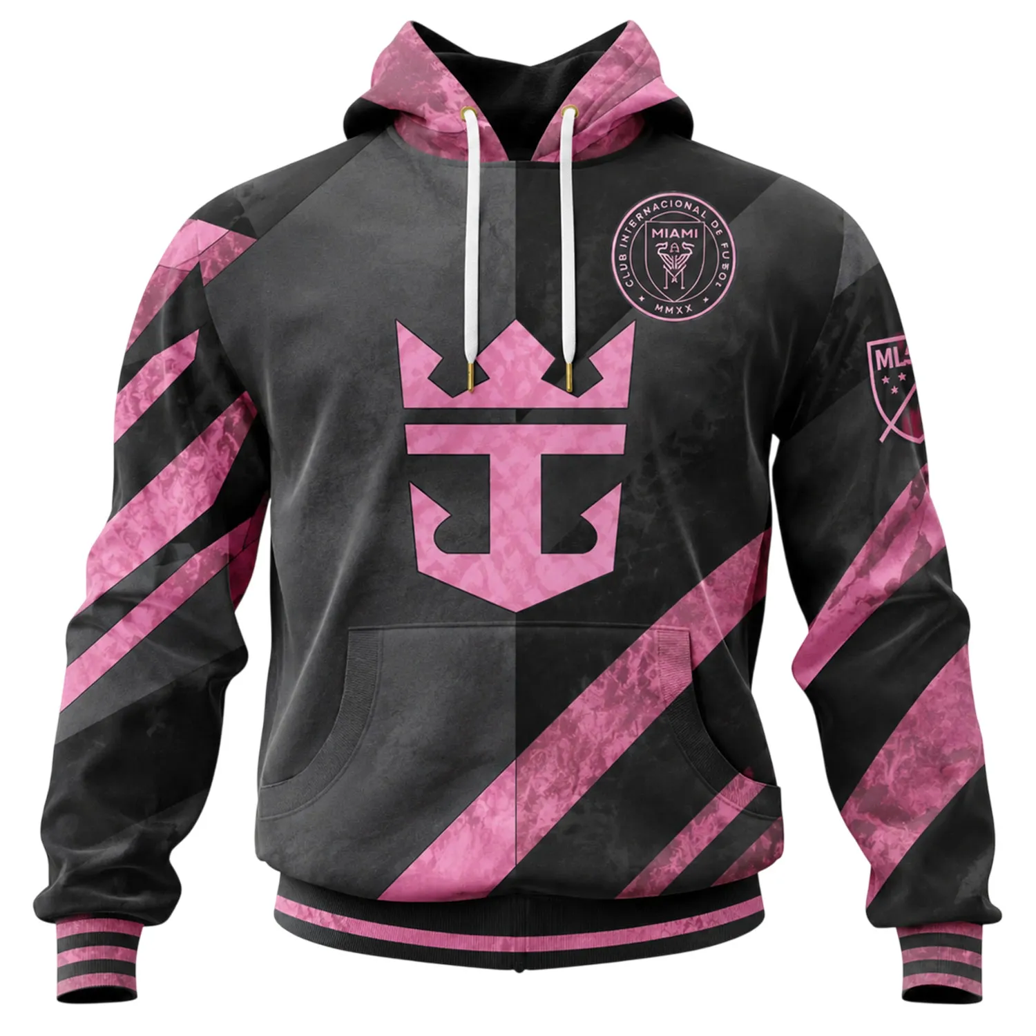 Inter Miami Custom Fan Hoodie – Pioneering Matchday Style - Image 2