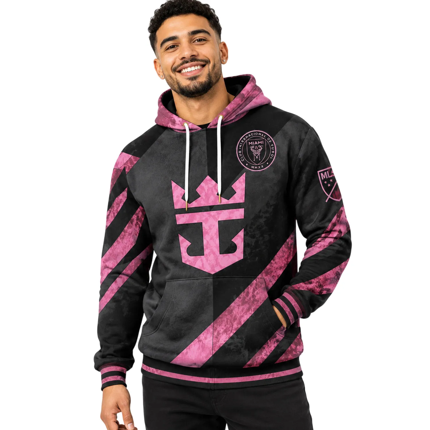 Inter Miami Custom Fan Hoodie – Pioneering Matchday Style - Image 4