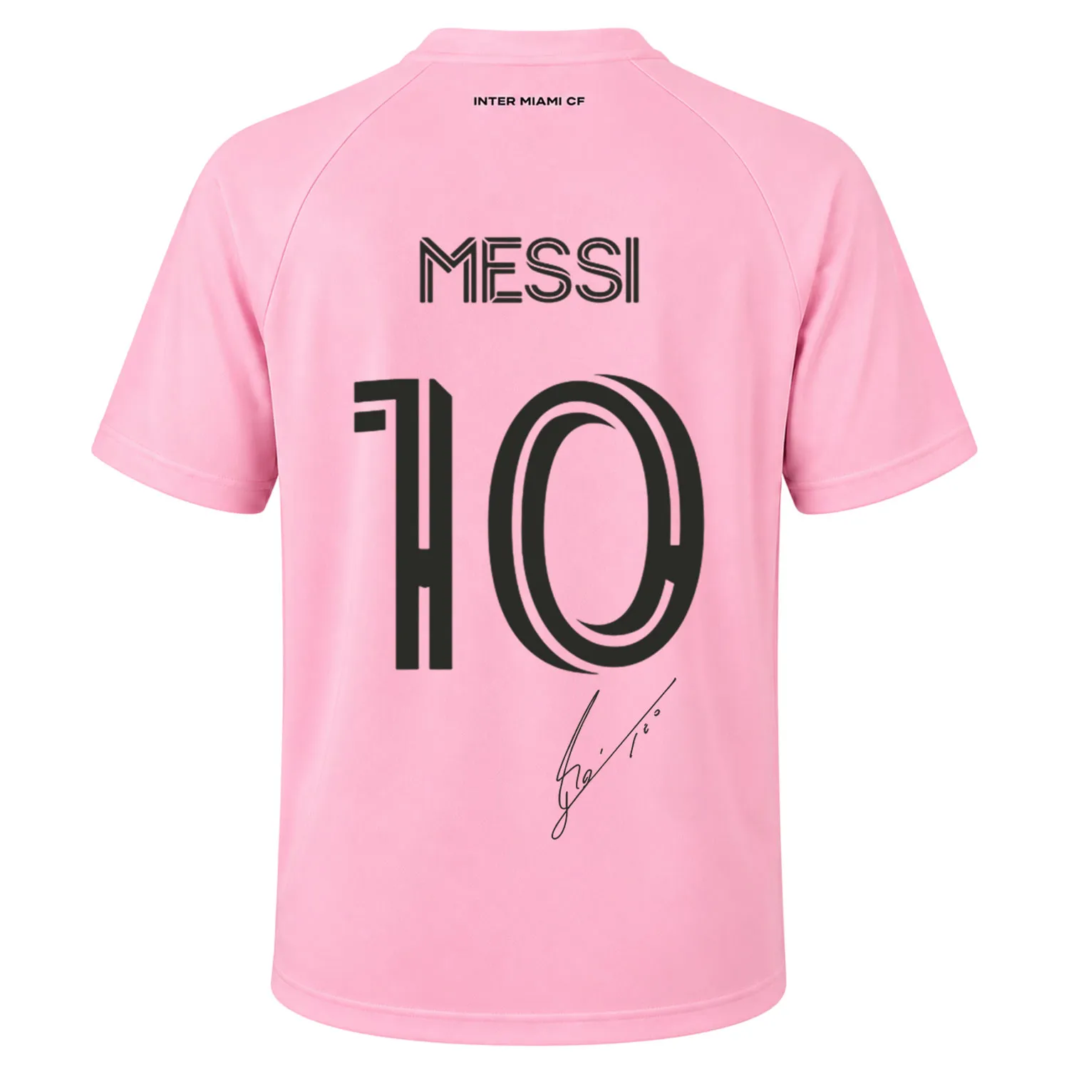 Inter Miami Pink Jersey Lionel Messi Bold Soccer Jersey - Image 3