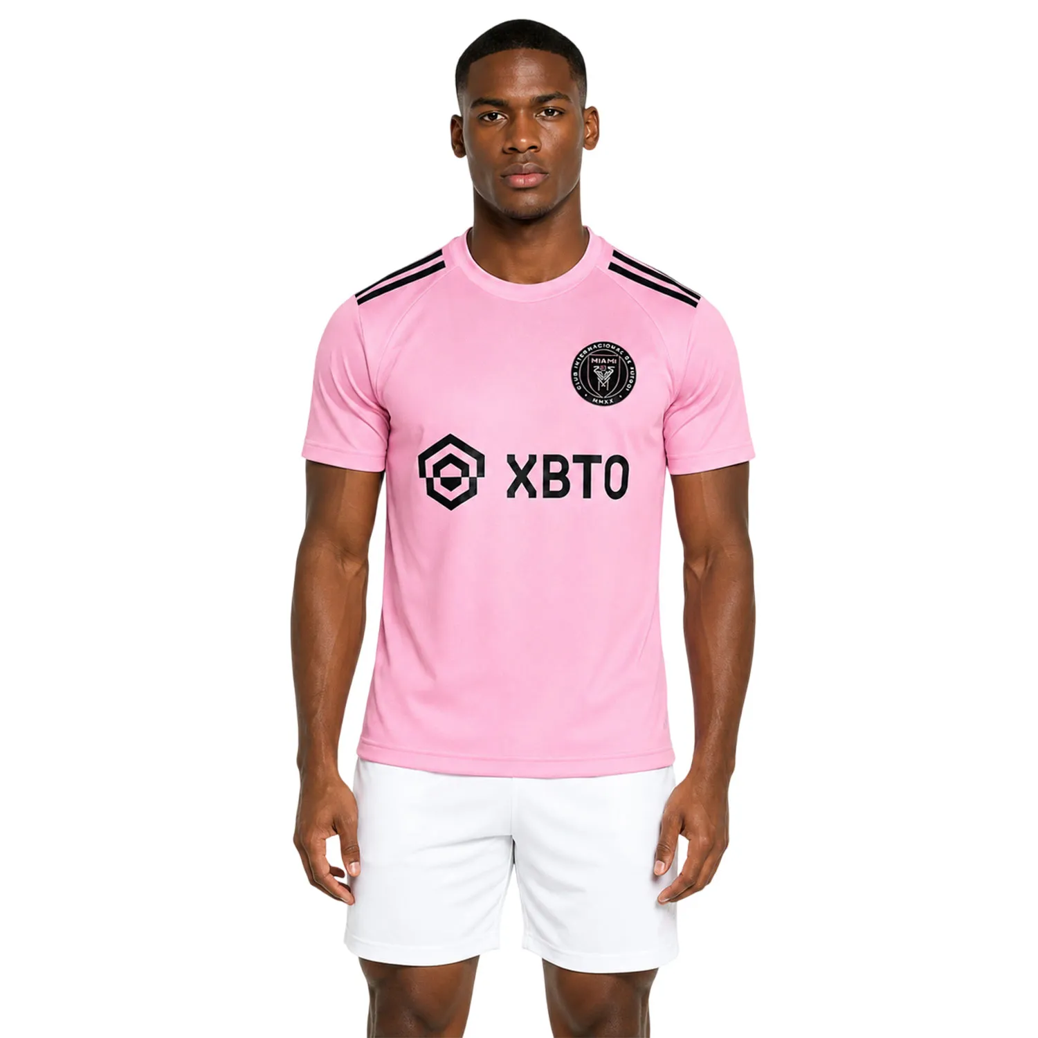 Inter Miami Pink Jersey Lionel Messi Bold Soccer Jersey - Image 4
