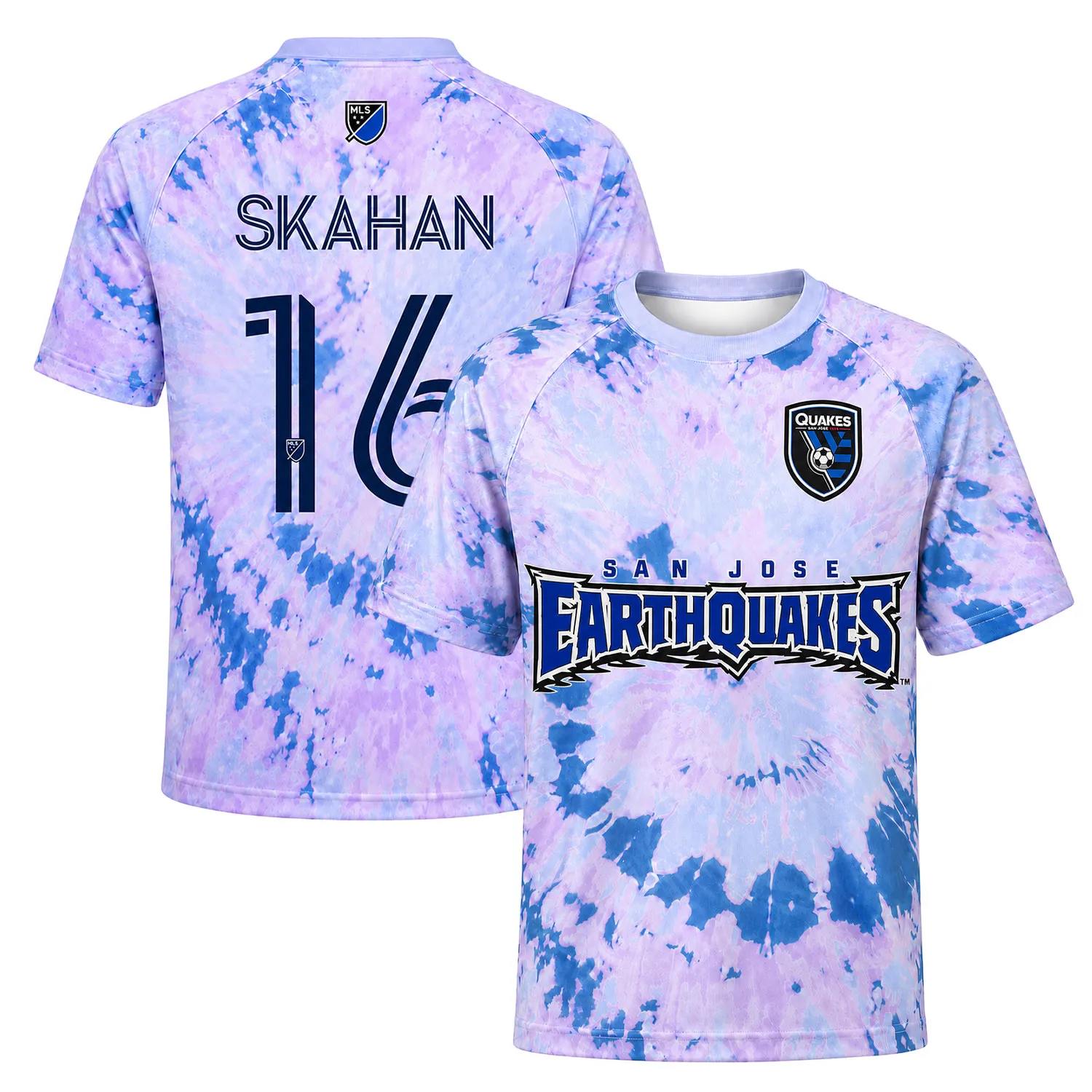 Jack Skahan San Jose Earthquakes Jersey Sleek Purple Swirl Bold