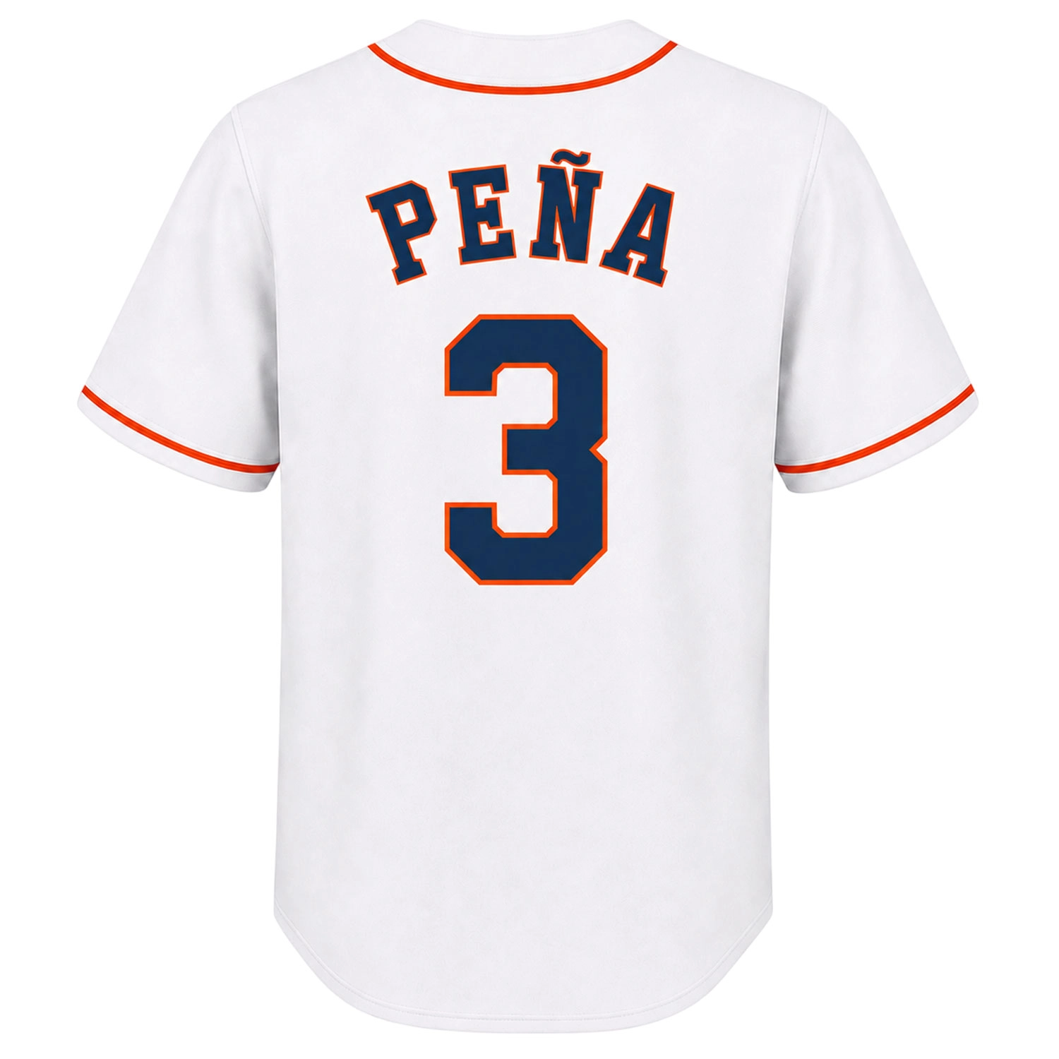 Jeremy Pena Astros Jersey Elite White Baseball Look - Image 3