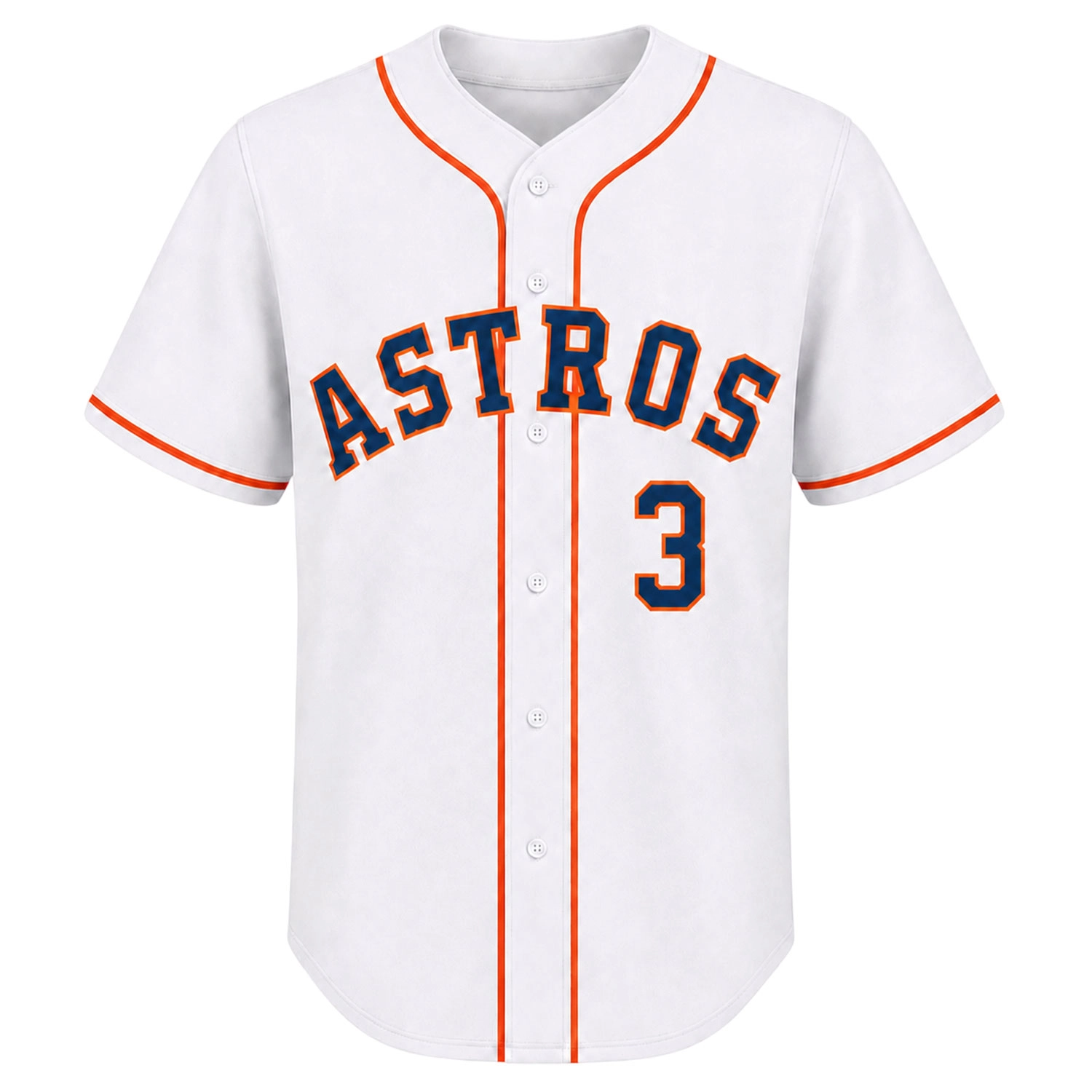 Jeremy Pena Astros Jersey Elite White Baseball Look - Image 2