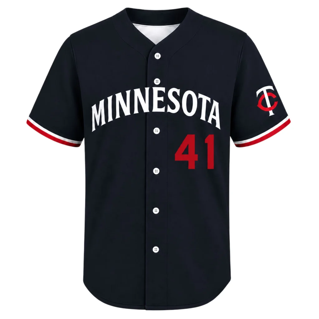 Joe Ryan Minnesota Twins Jersey Remarkable Navy Design