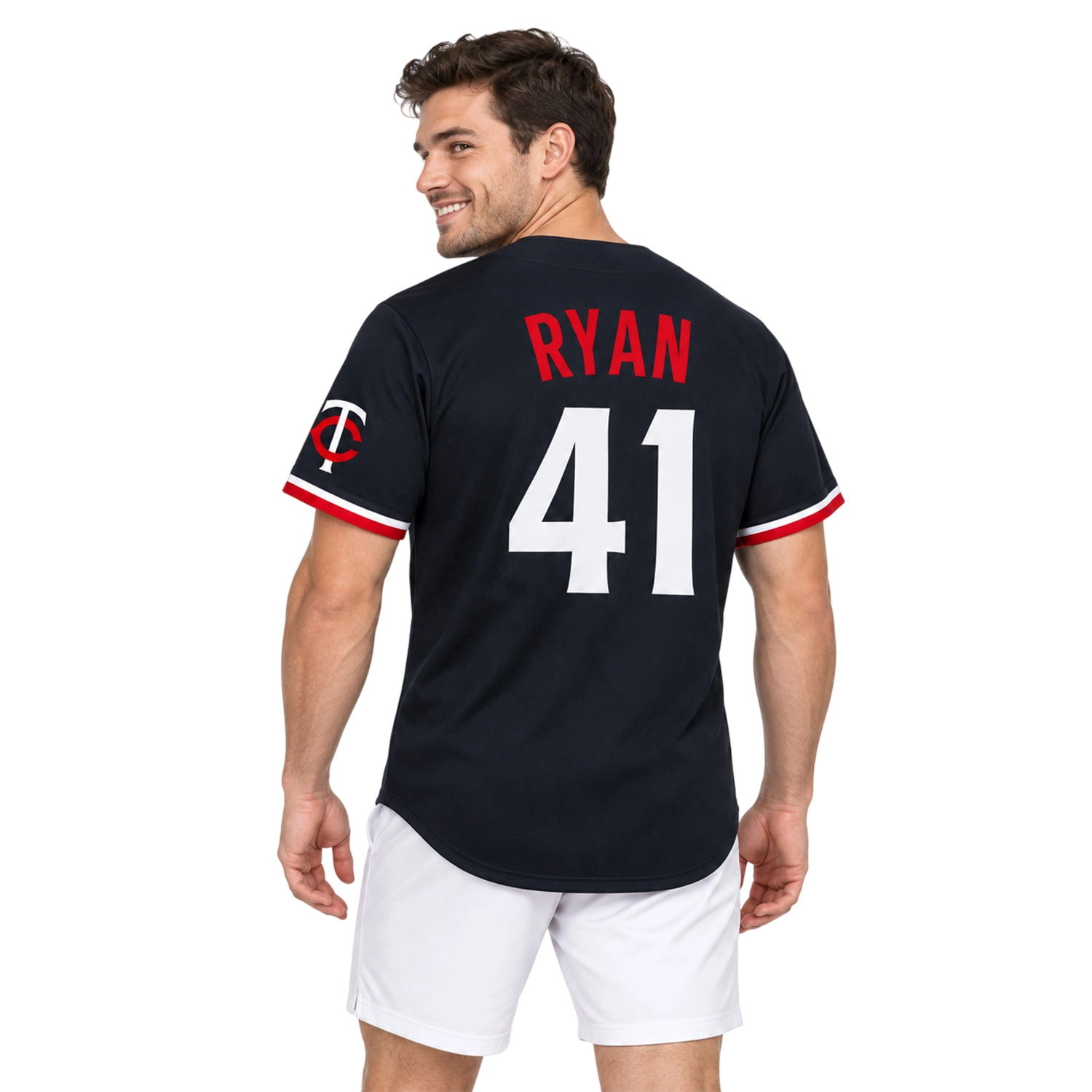 Joe Ryan Minnesota Twins Jersey Remarkable Navy Design - Image 4
