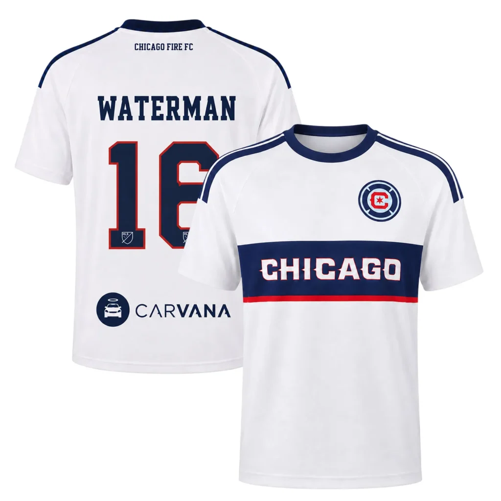 Joel Waterman Jersey Exclusive Chicago Fire Fan Apparel