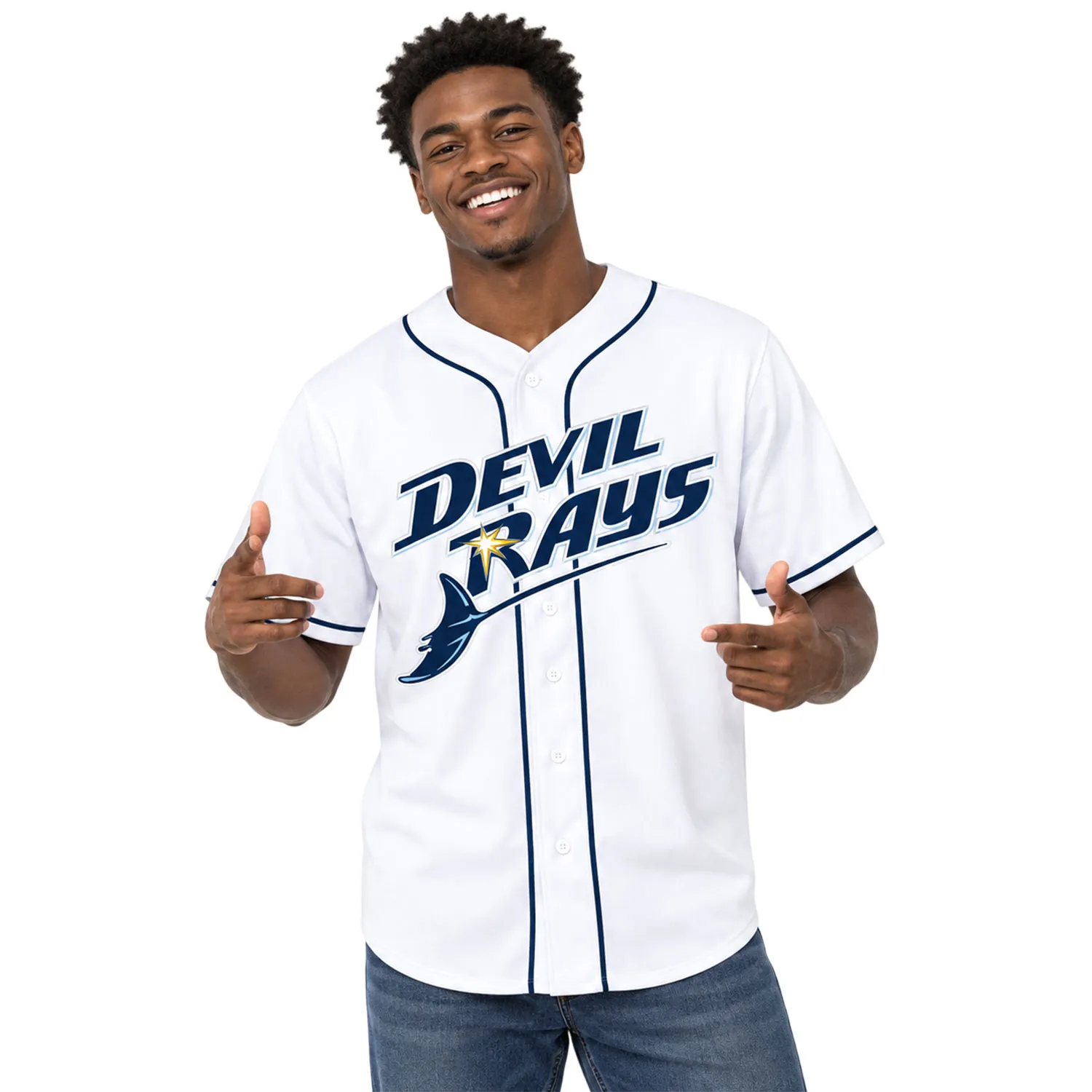 Jonathan Aranda Rays White Jersey Bold Name & Number - Image 4