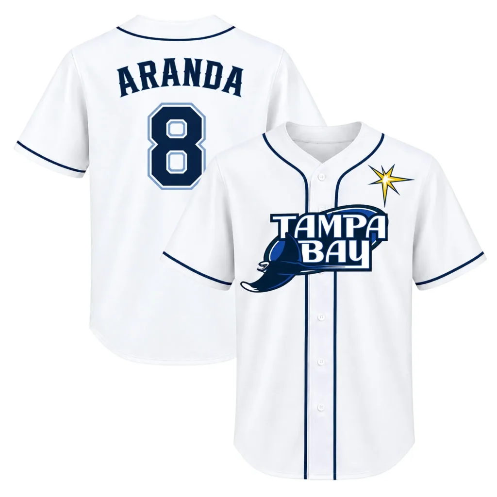 Jonathan Aranda White 2026 Jersey Vibrant Rays Apparel