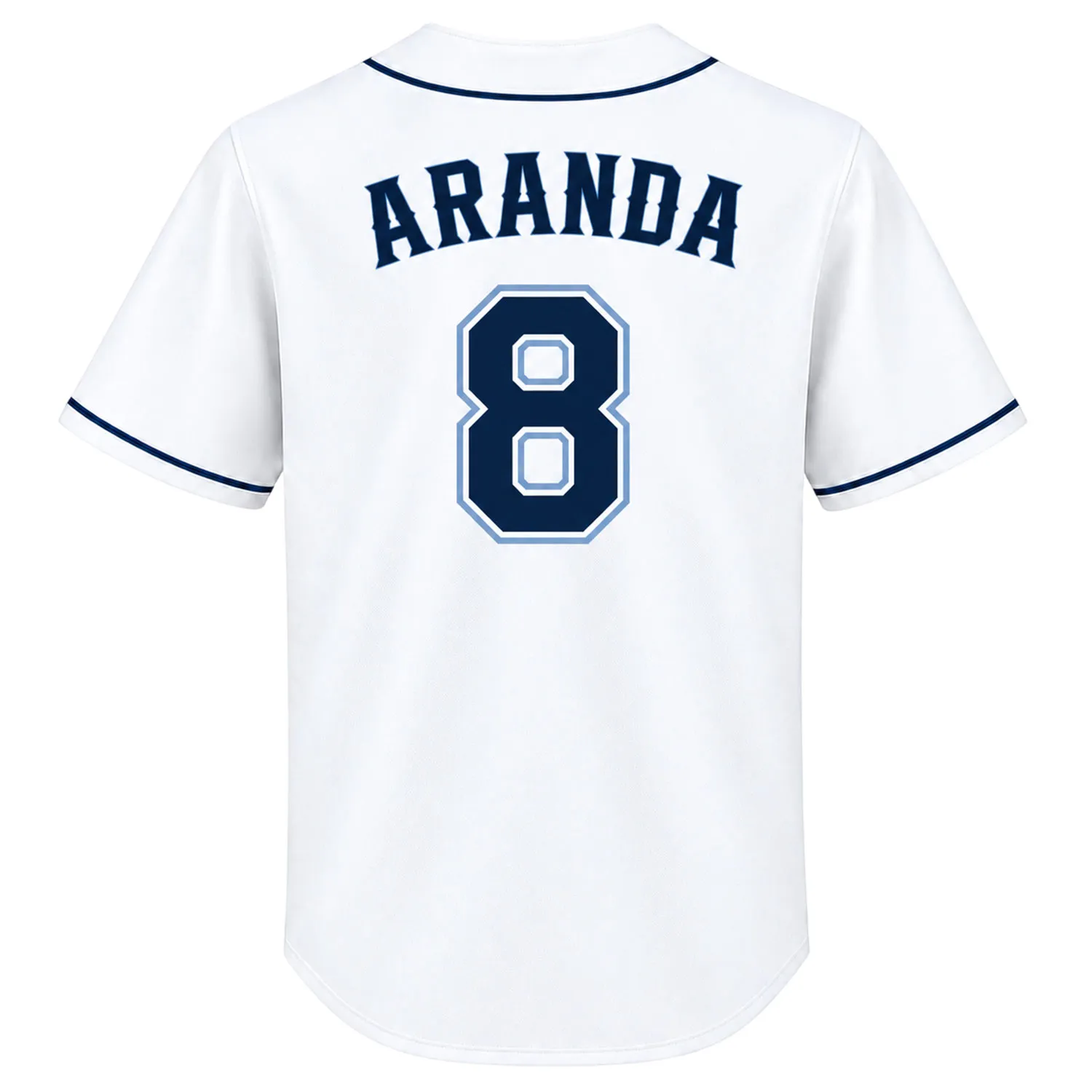 Jonathan Aranda White 2026 Jersey Vibrant Rays Apparel - Image 3