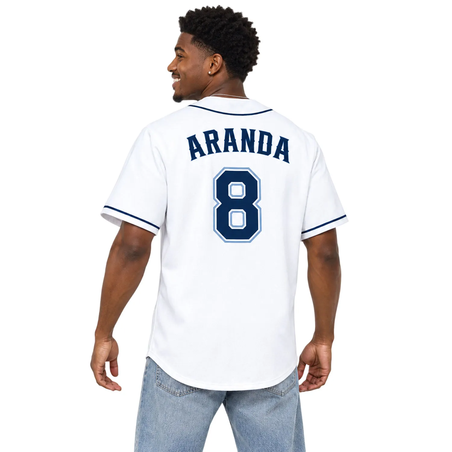 Jonathan Aranda White 2026 Jersey Vibrant Rays Apparel - Image 4
