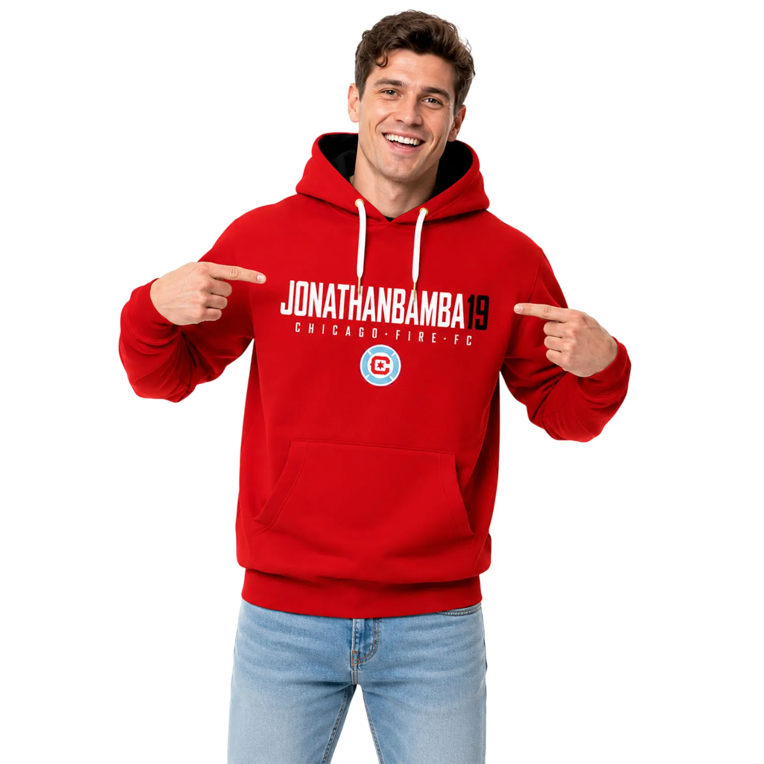 Jonathan Bamba Chicago Fire Red Hoodie Dynamic Fanwear - Image 4