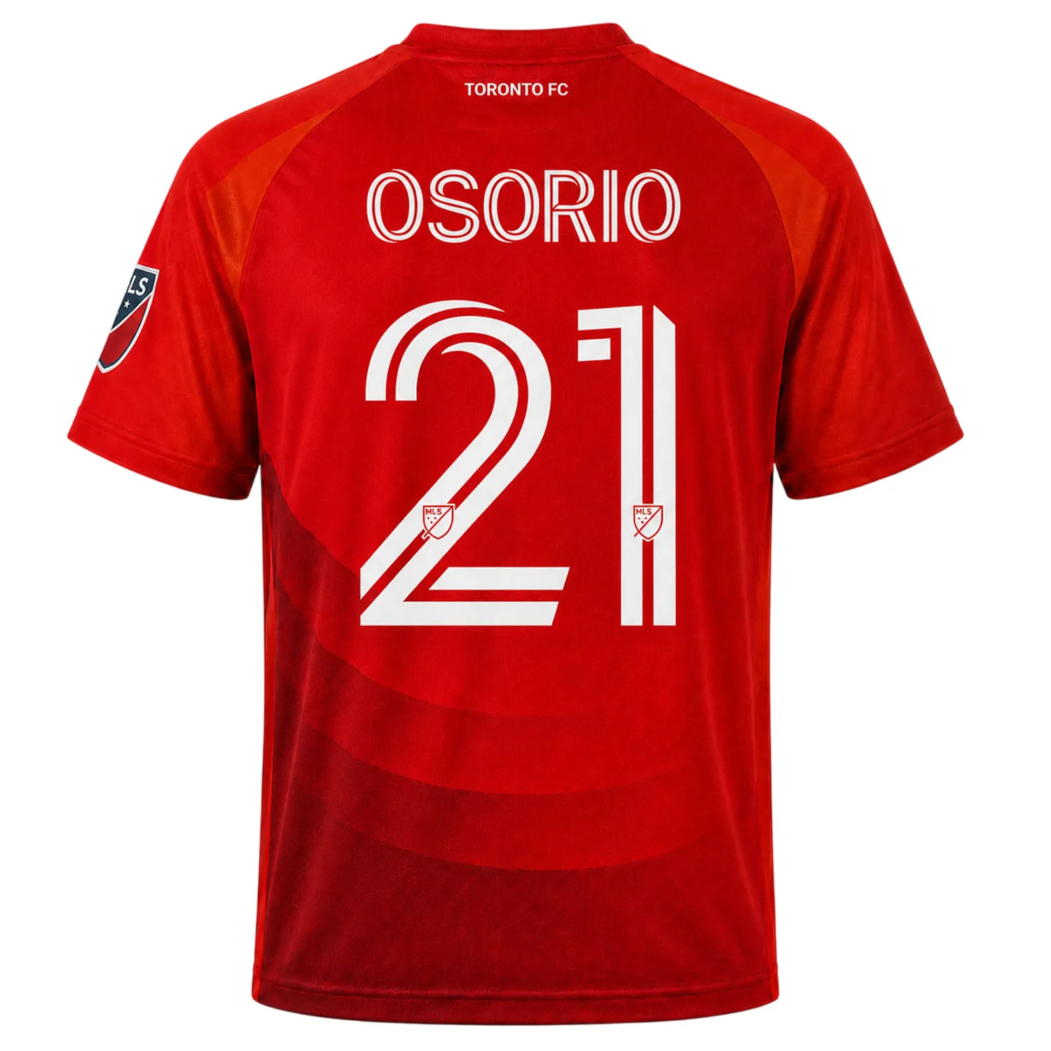 Jonathan Osorio Toronto FC Red Custom Jersey – Essential No. 21 - Image 3