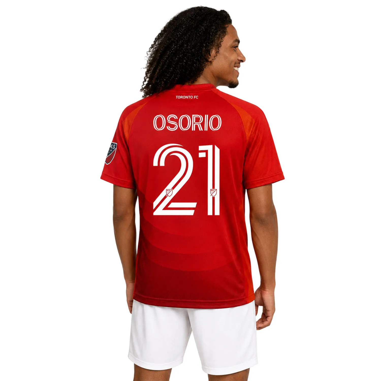 Jonathan Osorio Toronto FC Red Custom Jersey – Essential No. 21 - Image 4