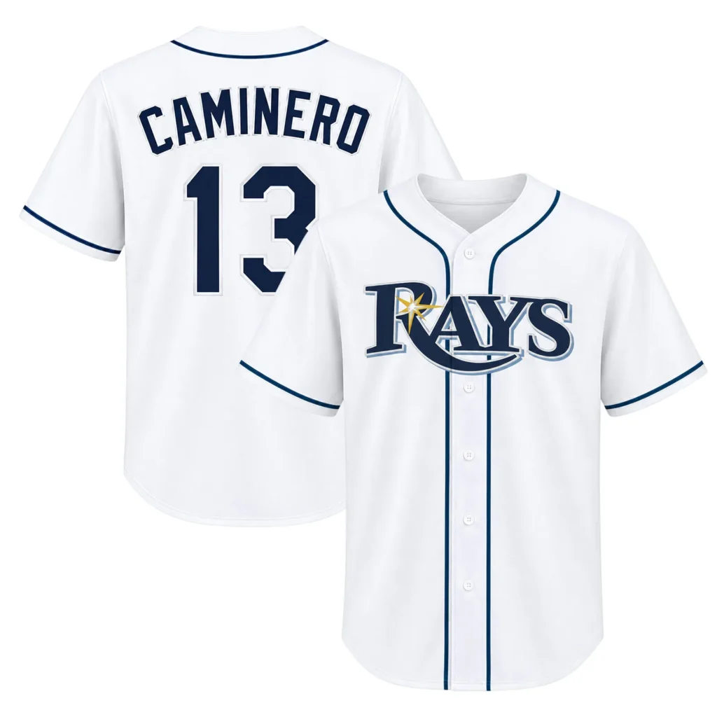 Junior Caminero Jersey Tampa Bay Rays –  Unique Merch Sport