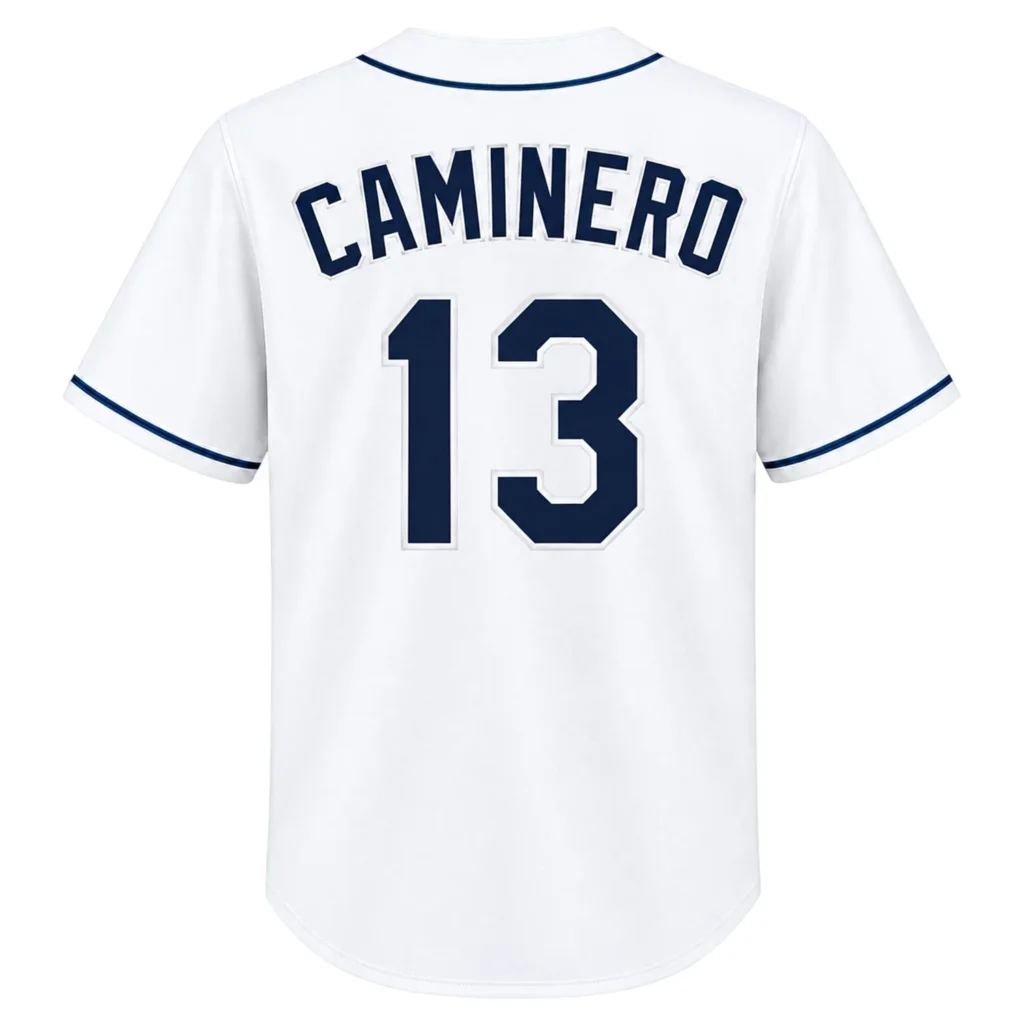 Junior Caminero Jersey Tampa Bay Rays –  Unique Merch Sport