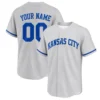 Kansas City Royals Gray Custom Jersey – Bold Baseball Style