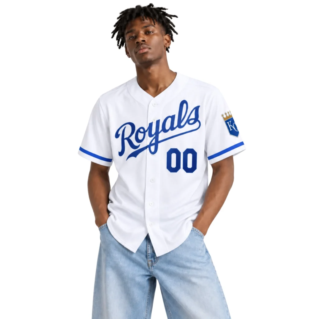 Kansas City Royals White Custom Jersey – Bold Baseball Style