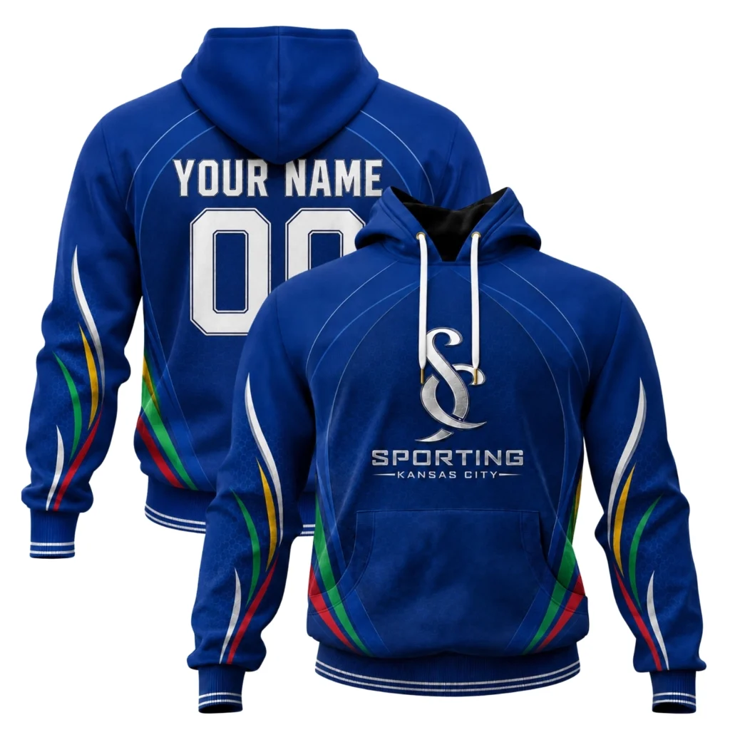 Kansas City Soccer Hoodie Custom Dynamic Heritage Accent