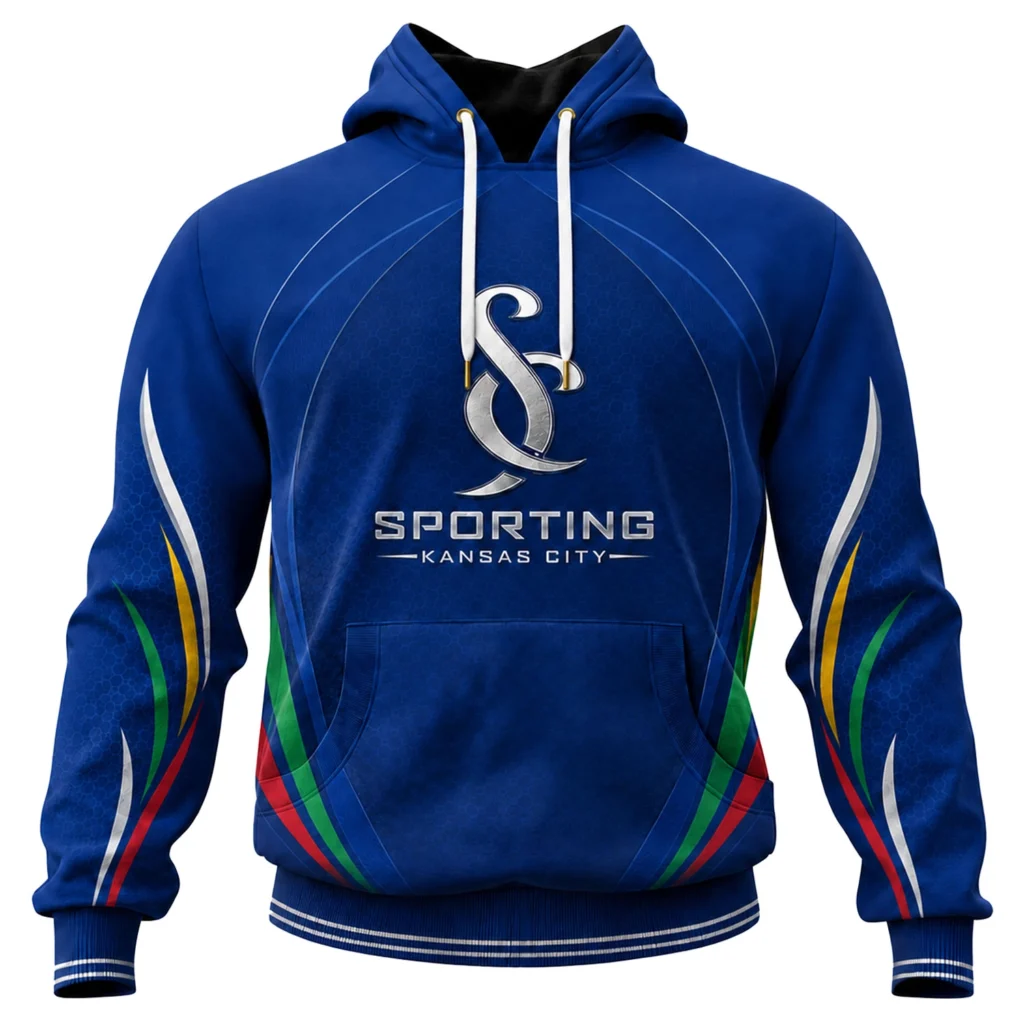 Kansas City Soccer Hoodie Custom Dynamic Heritage Accent