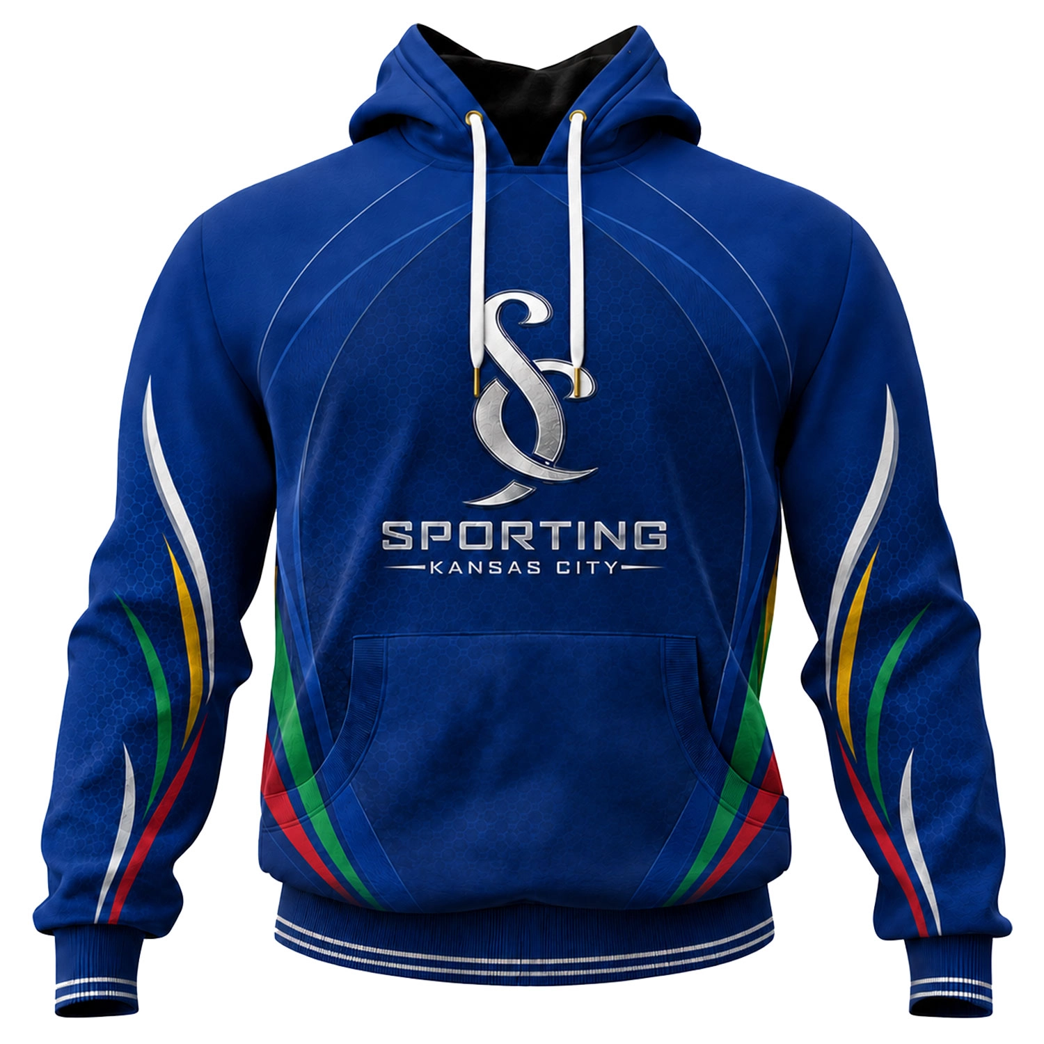 Kansas City Soccer Hoodie Custom Dynamic Heritage Accent - Image 2