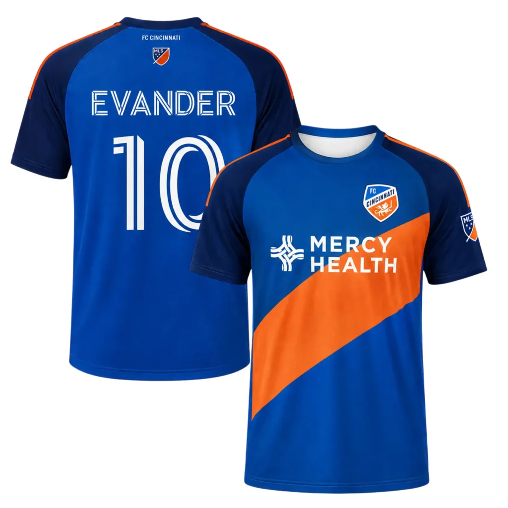 Cincy FC 2026 Jersey Evander Ferreira Energetic Fan Wear