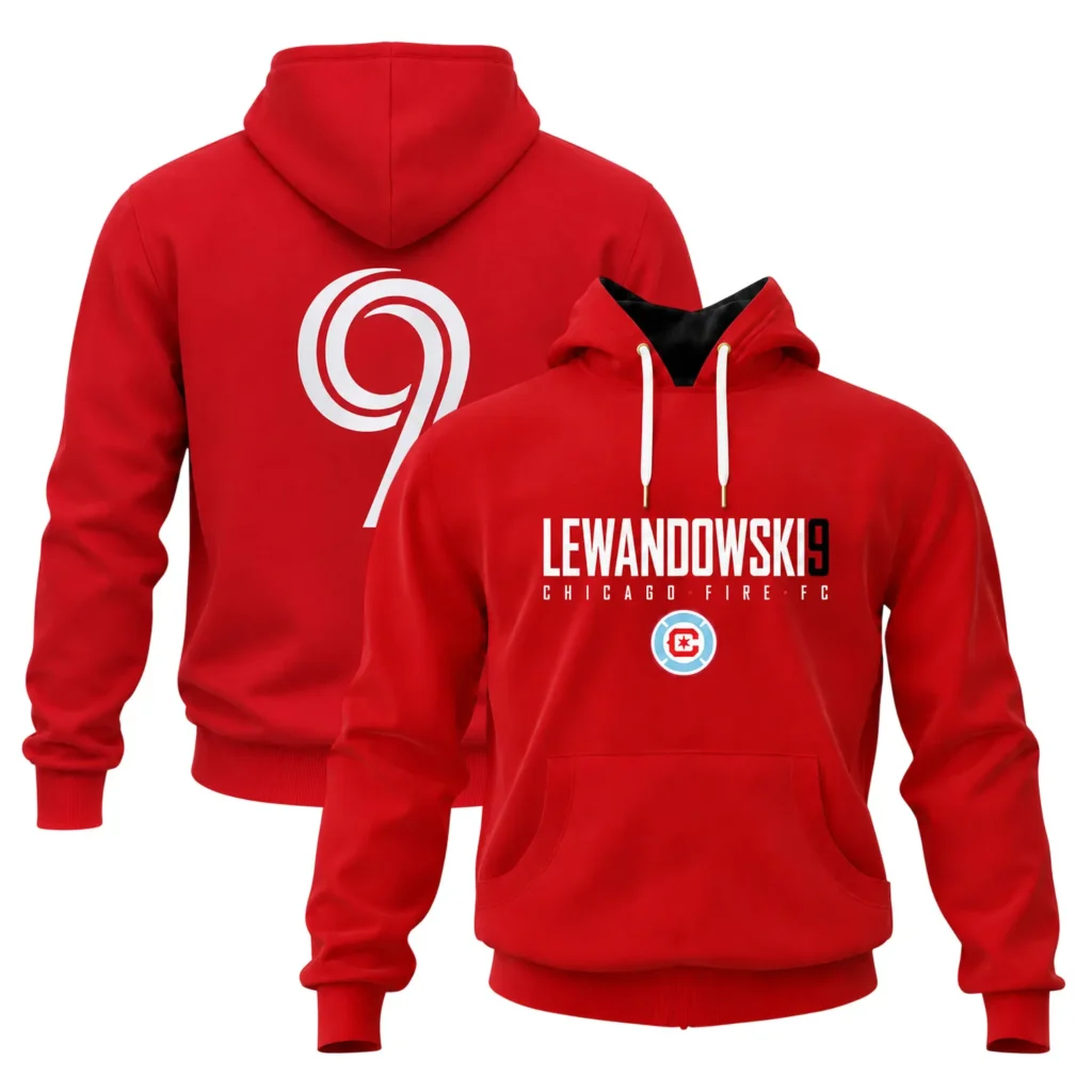 Kids Lewandowski Chicago Fire Hoodie Bold Fan Style