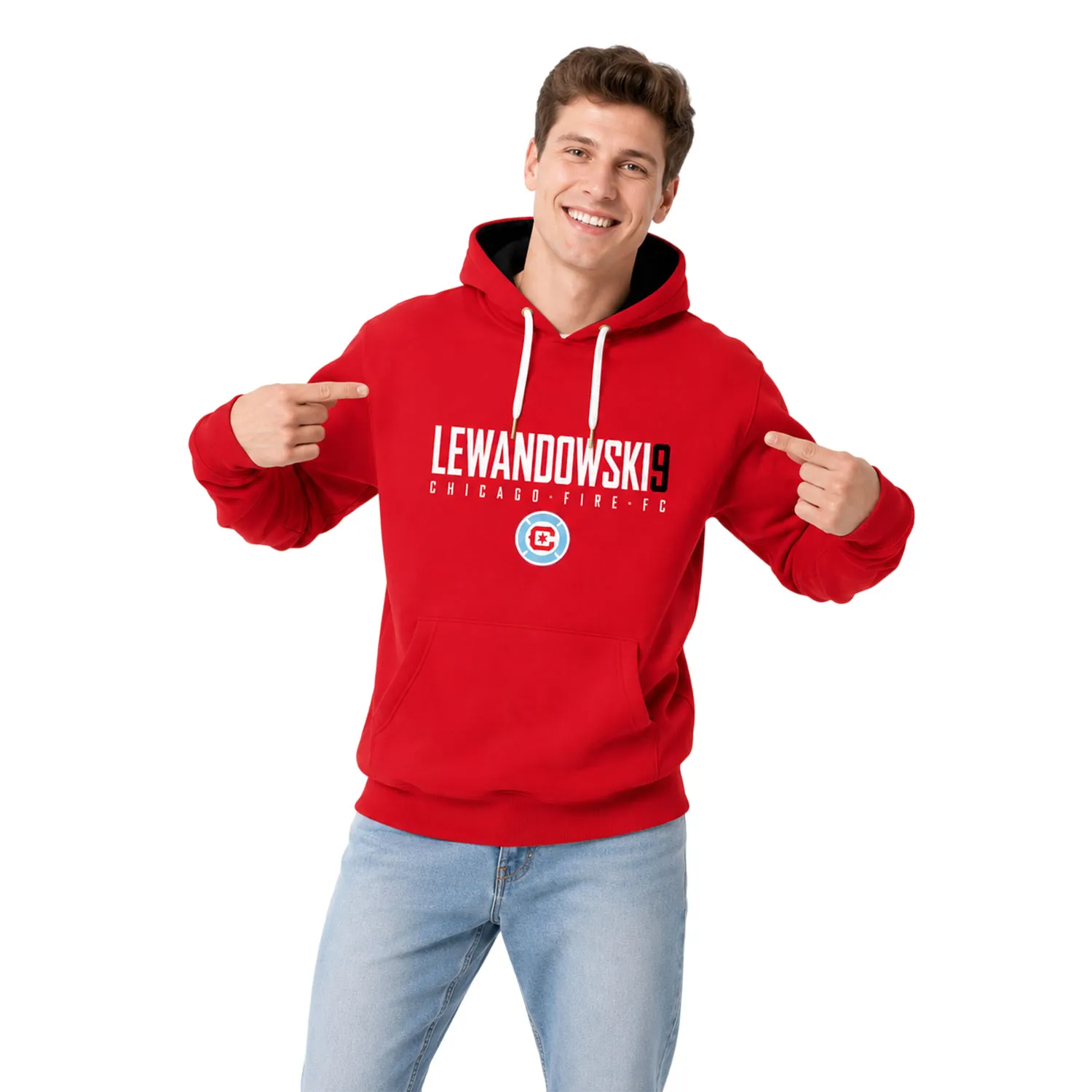 Kids Lewandowski Chicago Fire Hoodie Bold Fan Style - Image 5