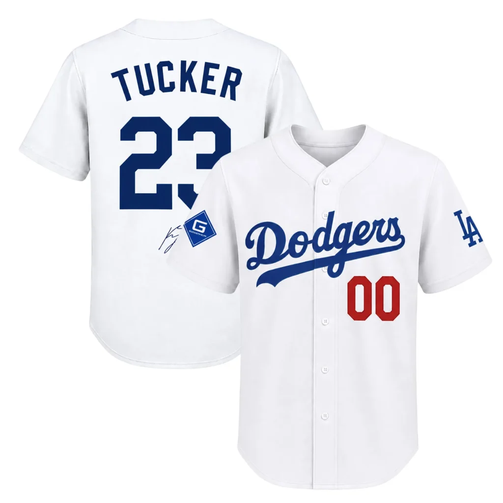 LA Dodgers Kyle Tucker Signature Jersey Captivating Style
