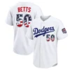 LA Mookie Betts USA 250 Baseball Jersey – Elite Fan Favorite