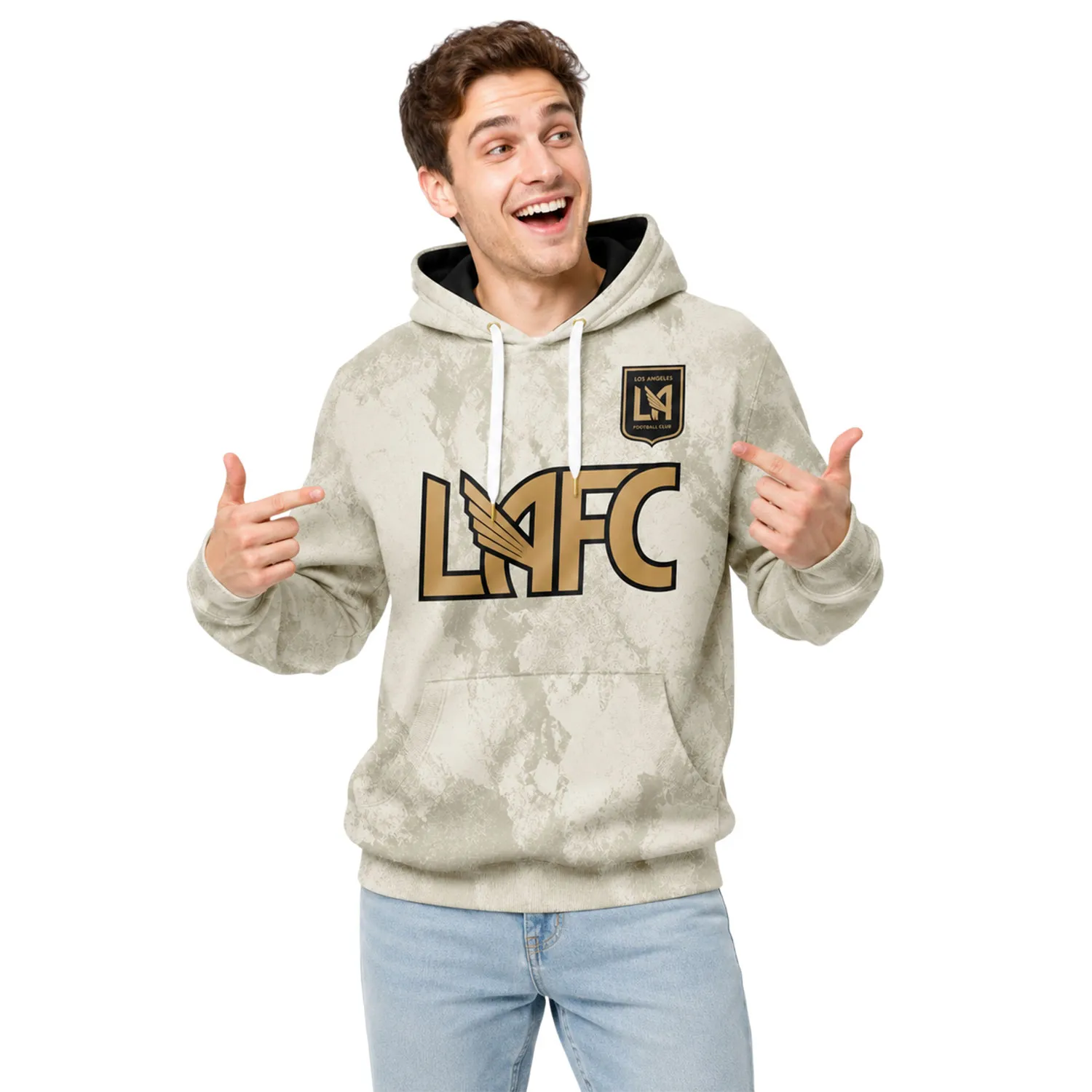LAFC Graphic Hoodie Bold Team Print Fan Favorite - Image 4