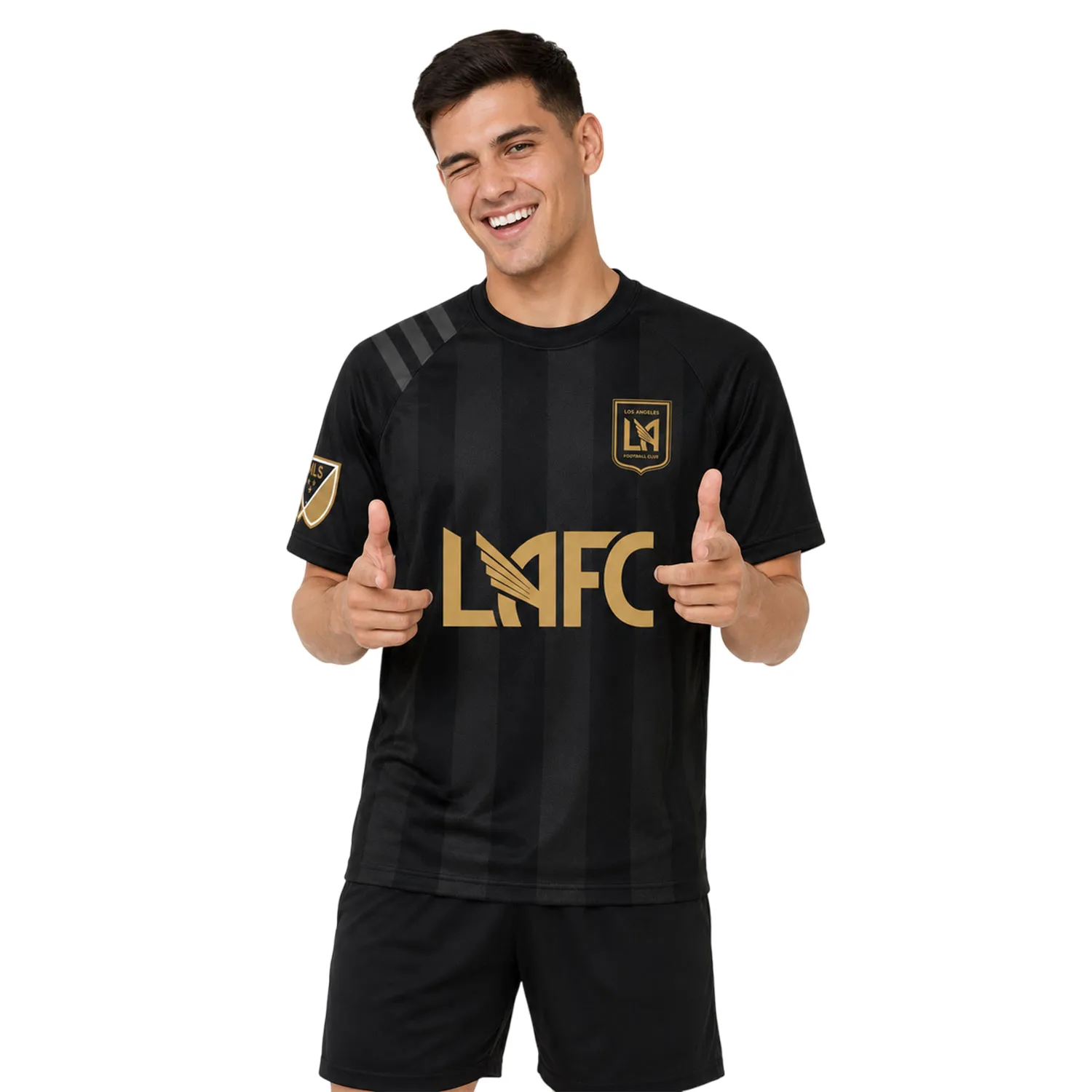 LAFC Soccer Jersey Custom Bold Striped Shirt - Image 4