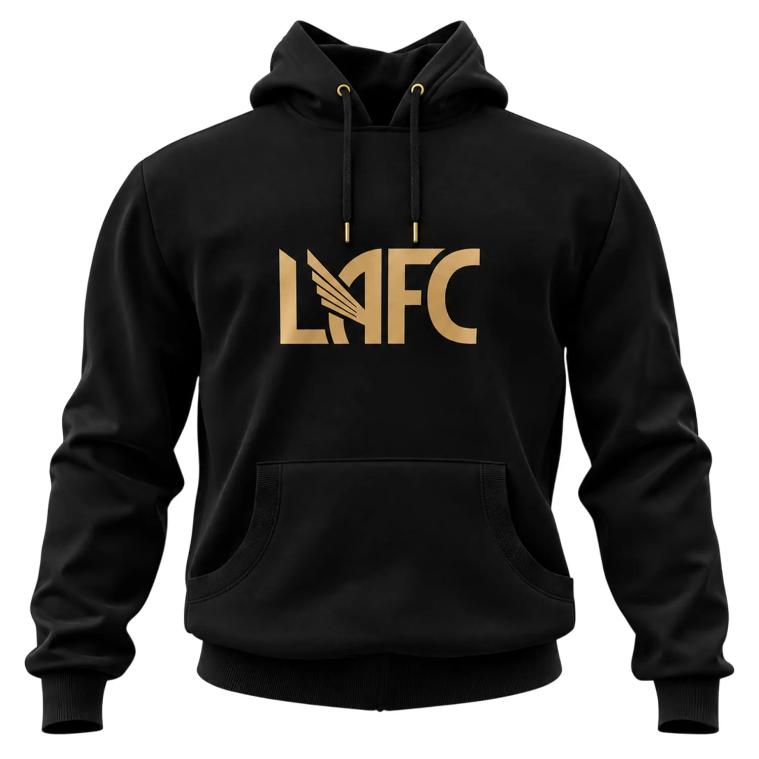 LAFC Vintage Custom Black Hoodie – Vibrant Soccer Gear Custom - Image 2