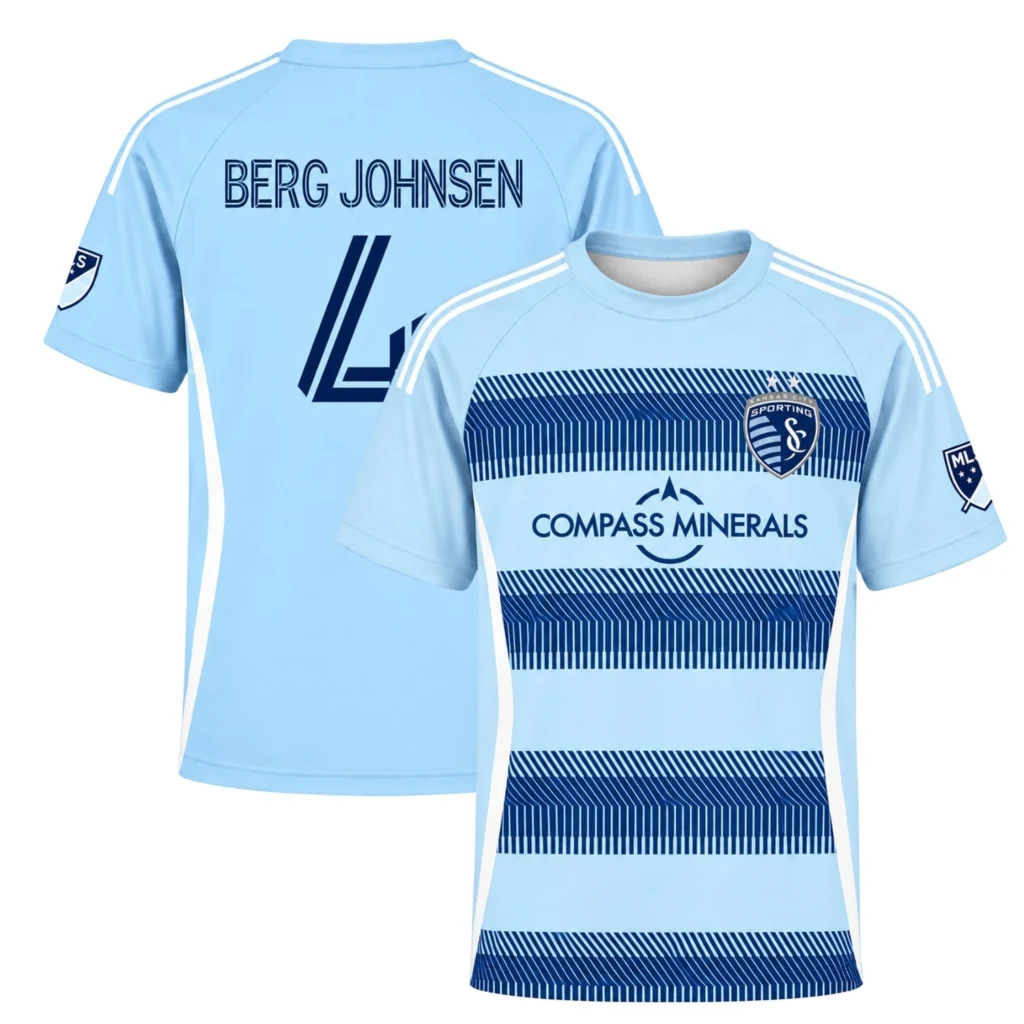 Lasse Berg Johnsen SKC Jersey Bold Light Blue