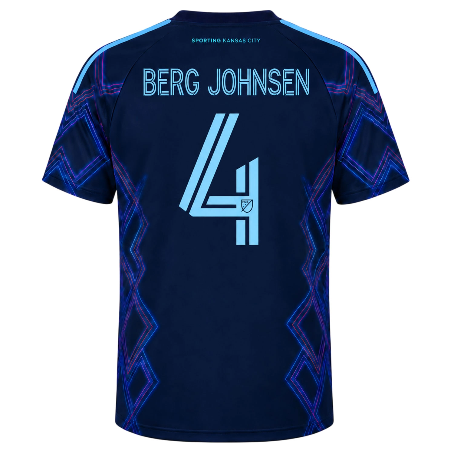 Lasse Berg Johnsen Sporting KC Jersey Dynamic Navy - Image 3