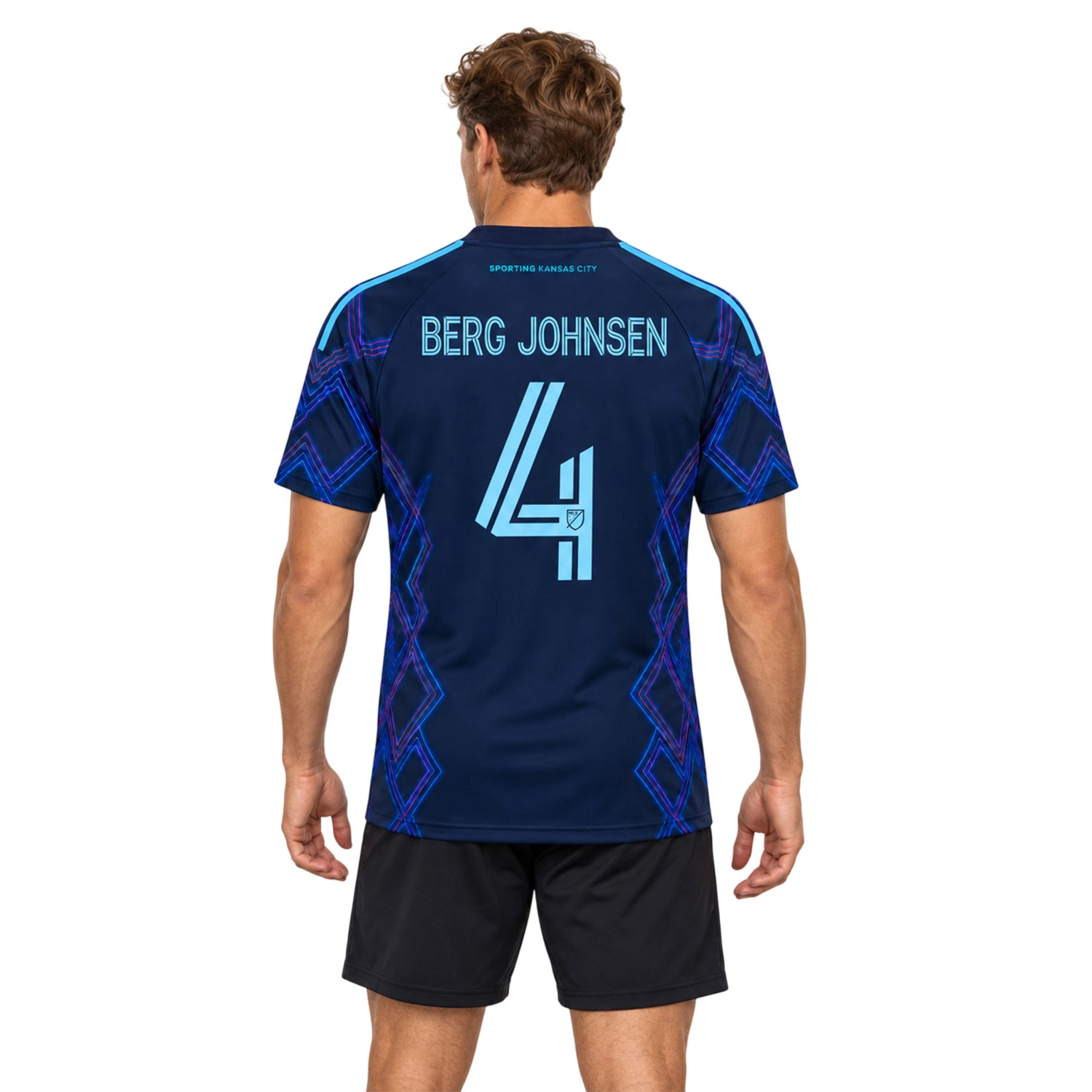 Lasse Berg Johnsen Sporting KC Jersey Dynamic Navy - Image 4