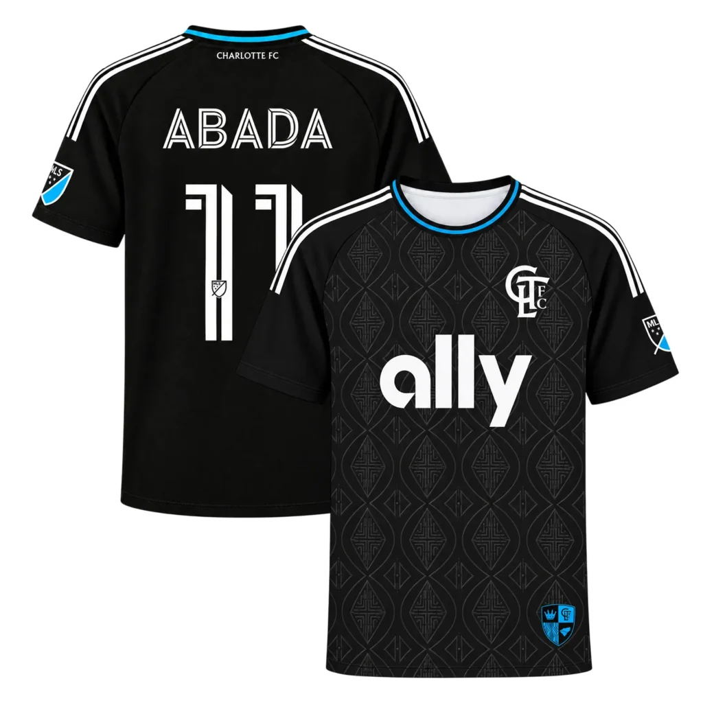 Liel Abada Black Jersey Vibrant Custom Charlotte FC Player 2026