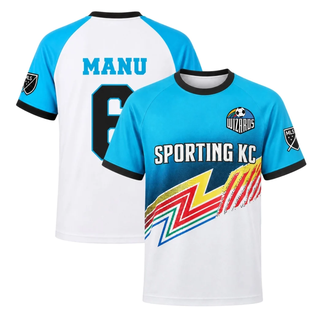 Manu Garcia Sporting Kansas City Jersey Remarkable White Retro