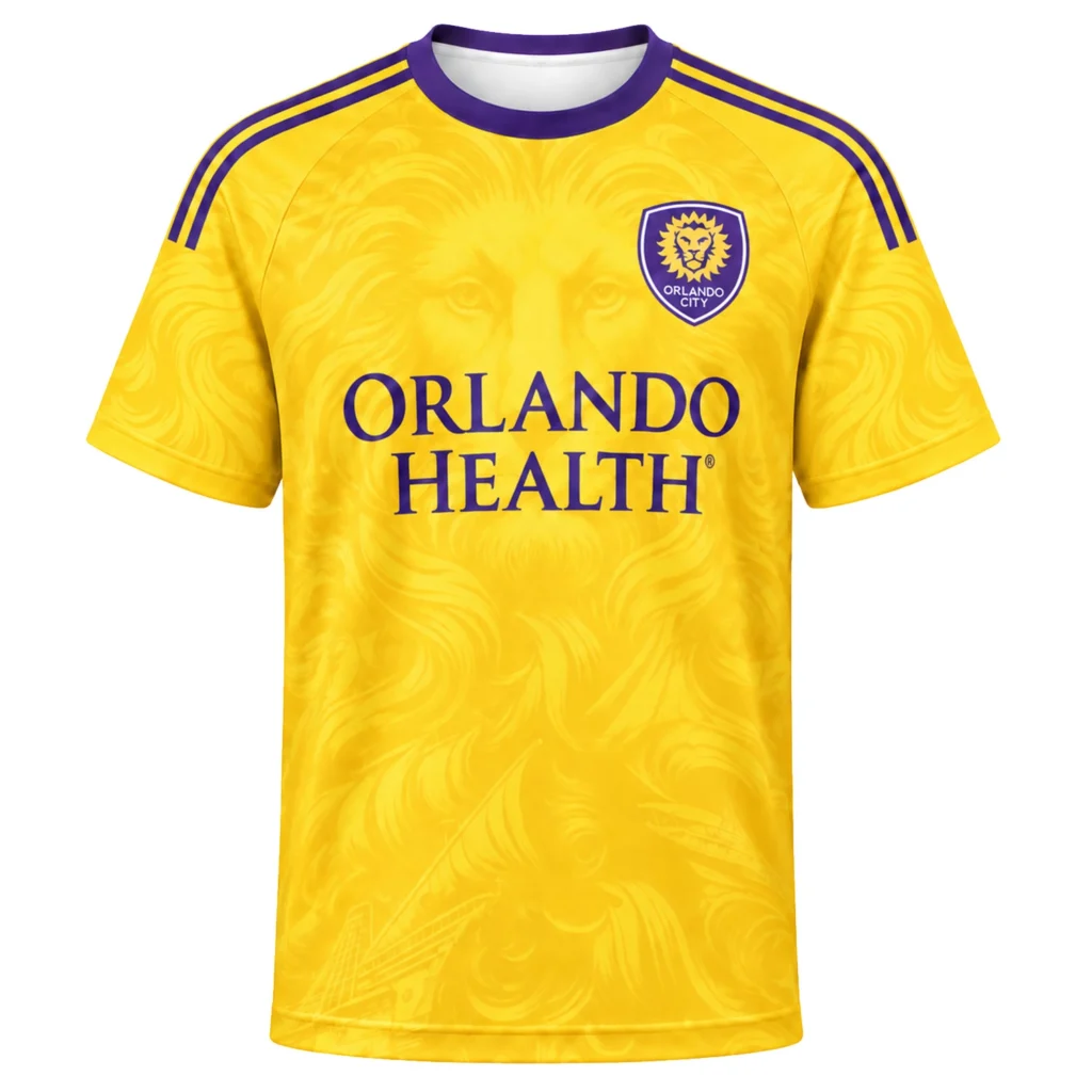 Martin Ojeda Orlando City Jersey Vibrant Yellow Soccer Shirt